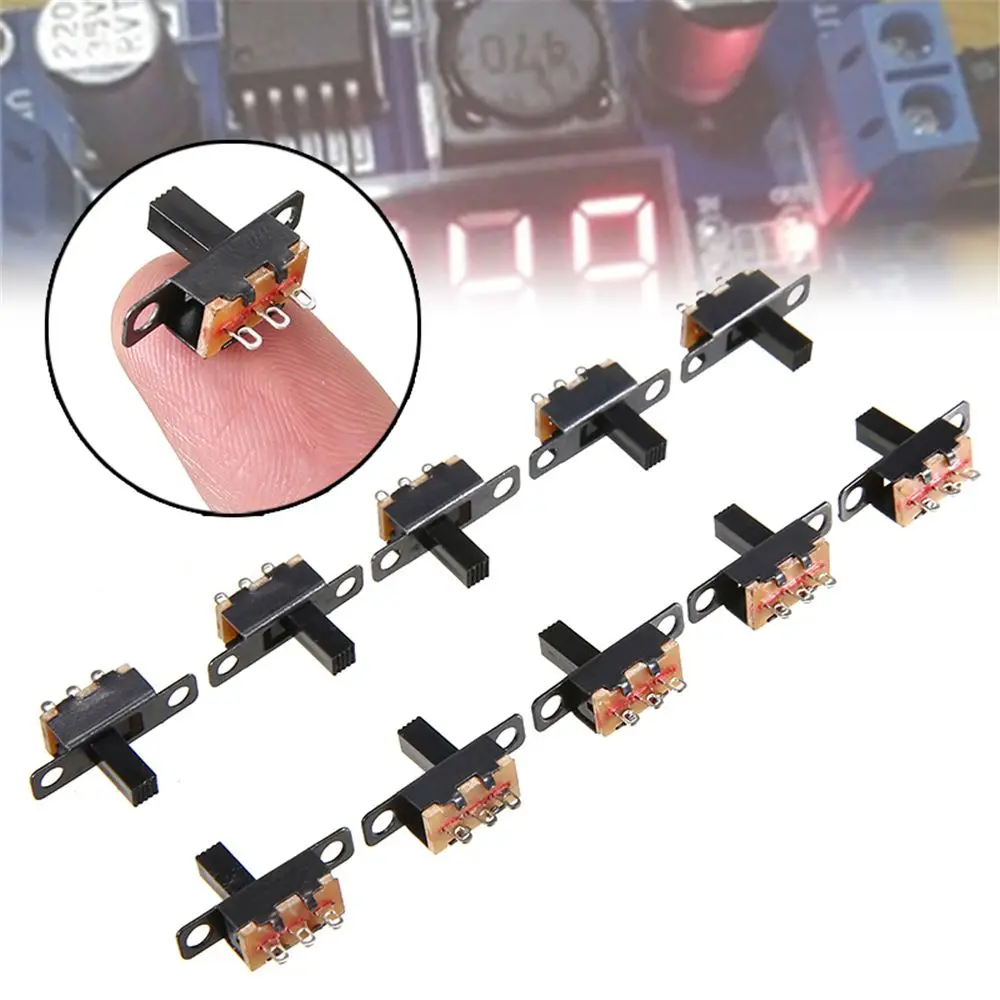 DIY Power 20Pcs Black ON-Off 3 Pin Miniature Slide Switches Toggle Switch Electrical Component
DIY Power 20Pcs Black ON-Off 3 Pin Miniature Slide Switches Toggle Switch Electrical Component