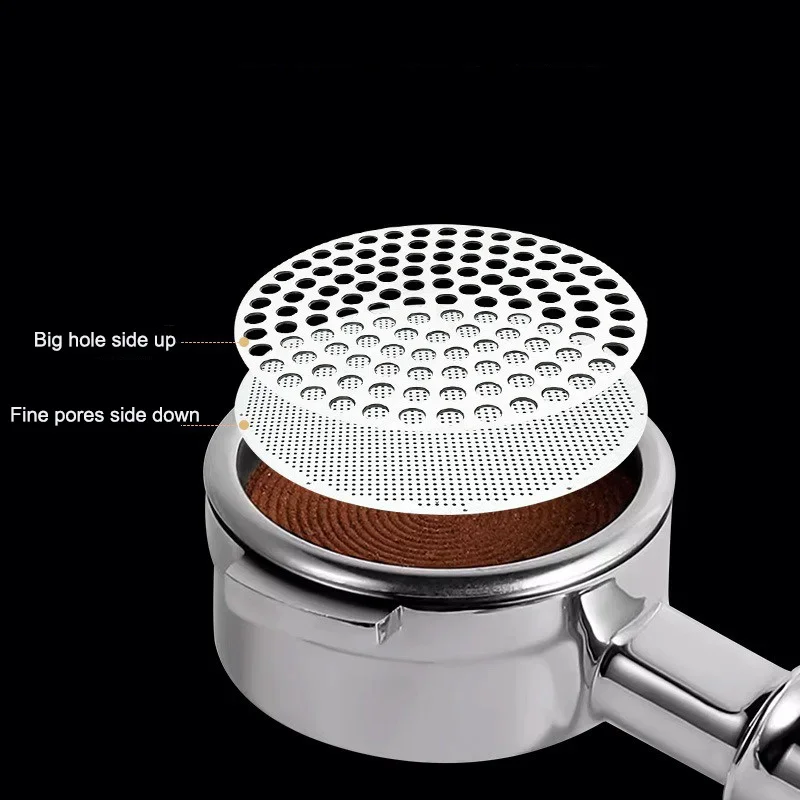 51/53/58mm Reusable Coffee Puck Screen 304 Stainless Steel Double Layer Coffee Filter Fine Mesh Professional Espresso Accessory
51/53/58mm Reusable Coffee Puck Screen 304 Stainless Steel Double Layer Coffee Filter Fine Mesh Professional Espresso Accessory