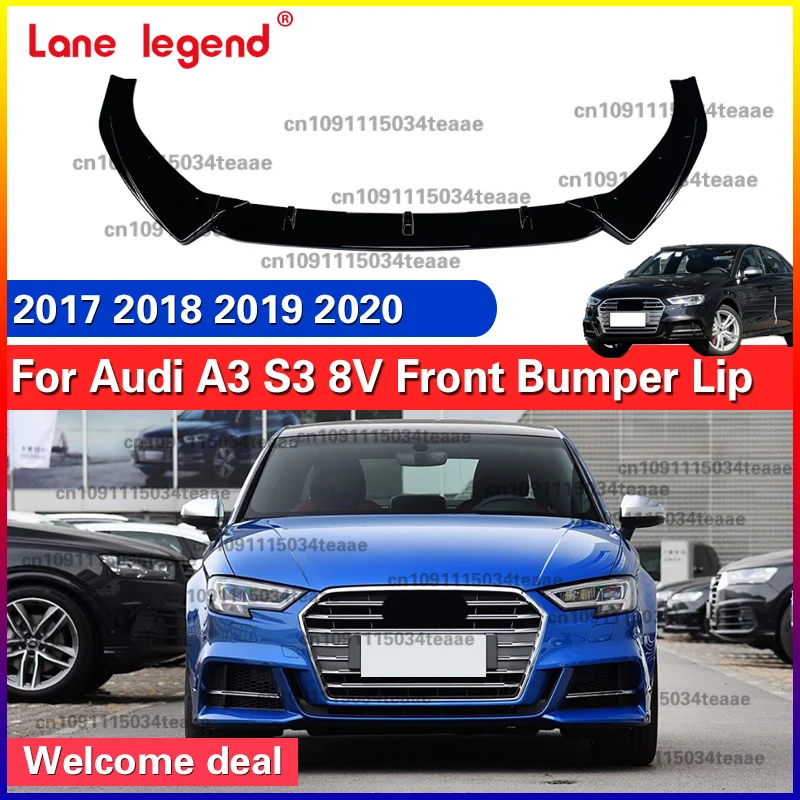 Front Bumper Lip Splitter Spoiler Diffuser For Audi A3 S3 8V 2017-2020 Sline Spoiler Splitter Car Body Kit Tuning
Front Bumper Lip Splitter Spoiler Diffuser For Audi A3 S3 8V 2017-2020 Sline Spoiler Splitter Car Body Kit Tuning