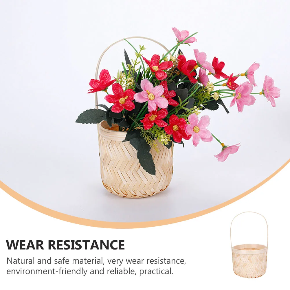 2pcs Handmade Flower Decorative Storage Artware Bamboo Ware Elegant Household Furnishing Party Wedding Banquet Gift
2pcs Handmade Flower Decorative Storage Artware Bamboo Ware Elegant Household Furnishing Party Wedding Banquet Gift