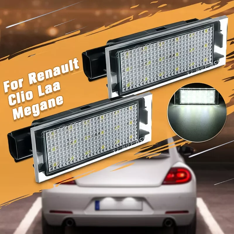 Светодиодный светильник номерного знака Canbus для Renault Laguna Master Megane Trafic MK3, номерные лампы 12 В, белый
Светодиодный светильник номерного знака Canbus для Renault Laguna Master Megane Trafic MK3, номерные лампы 12 В, белый