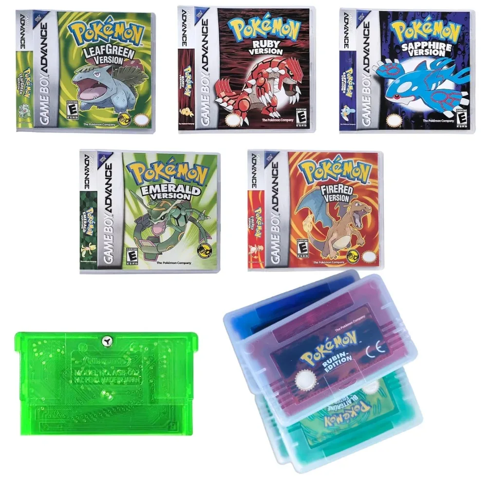 Забавная американская электронная игровая карта с игровой картой GBA серии Pocket Monsters с электронной игровой консолью, несколькими версиими
Забавная американская электронная игровая карта с игровой картой GBA серии Pocket Monsters с электронной игровой консолью, несколькими версиими