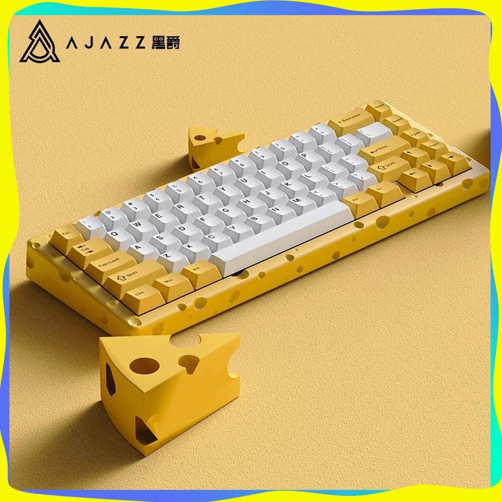 AJAZZ AC067 сырная игровая механическая клавиатура, проводная клавиатура, изготовленная на заказ клавиатура с возможностью горячей замены, прокладка для ПК, аксессуары для геймеров
AJAZZ AC067 сырная игровая механическая клавиатура, проводная клавиатура, изготовленная на заказ клавиатура с возможностью горячей замены, прокладка для ПК, аксессуары для геймеров