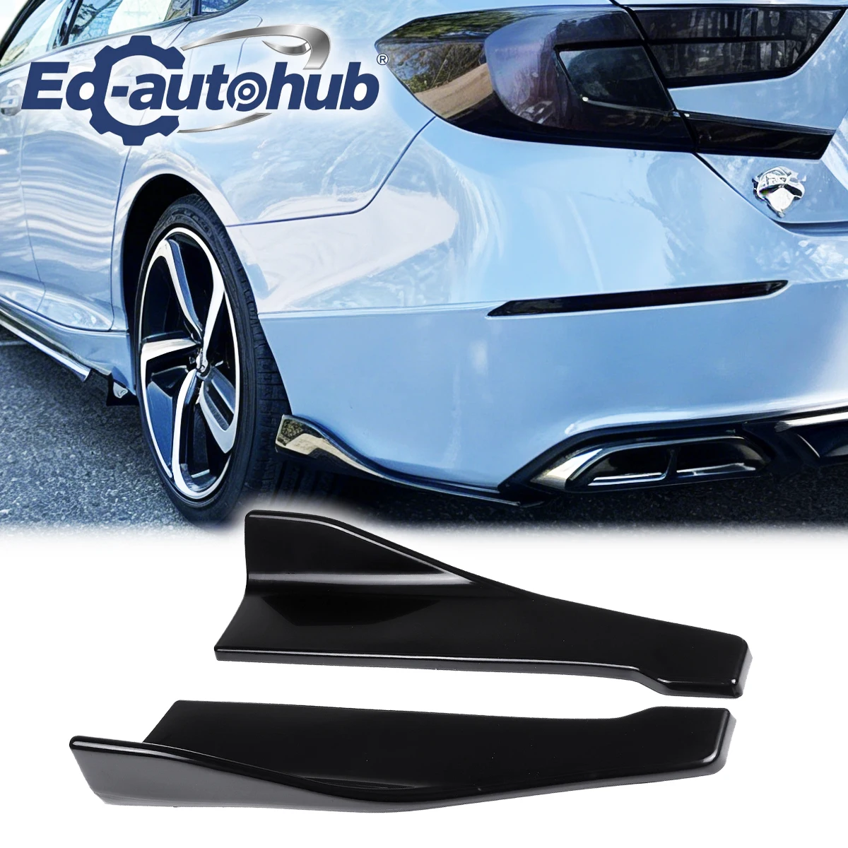 Black Rear Side Splitter Corner Apron Spat for Honda Accord 2018-2022 Auto Accessory Enhances Vehicle's Aesthetic
Black Rear Side Splitter Corner Apron Spat for Honda Accord 2018-2022 Auto Accessory Enhances Vehicle's Aesthetic