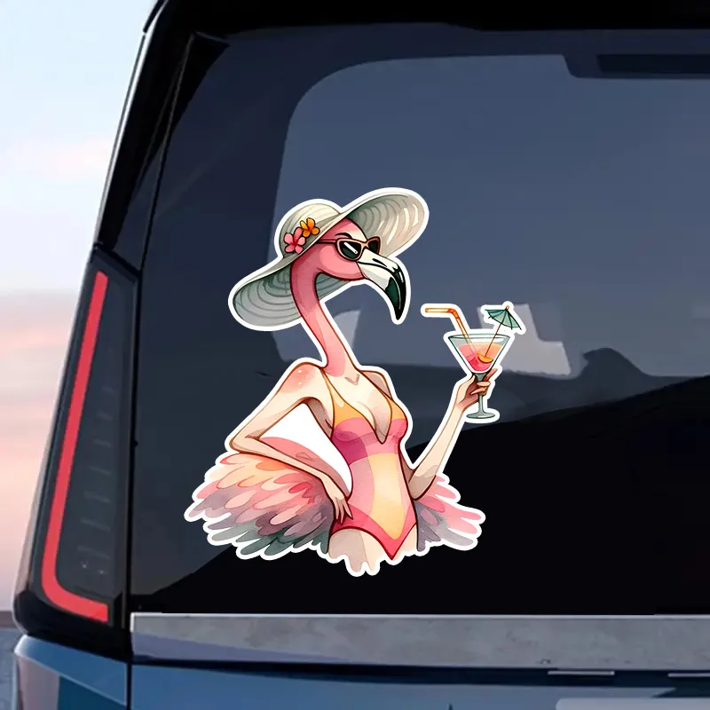 Car Sticker Surfing Flamingo Animal Waterproof Vinyl Decal on Bumper Rear Window Laptop Decal For Car Accessories TM115
Car Sticker Surfing Flamingo Animal Waterproof Vinyl Decal on Bumper Rear Window Laptop Decal For Car Accessories TM115
