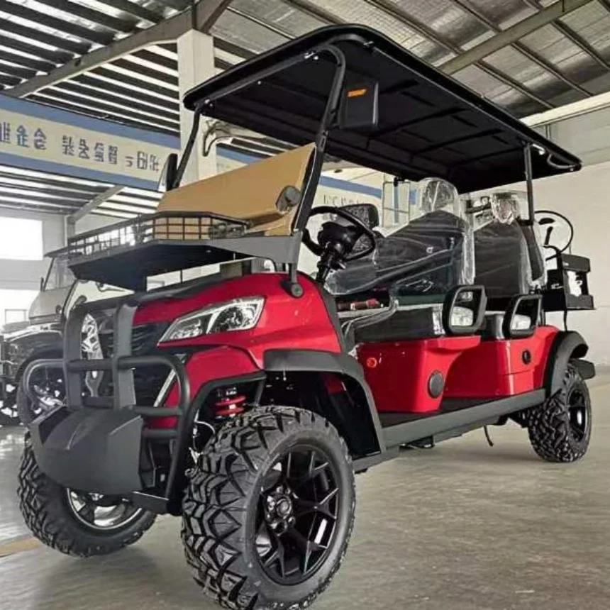 DOT Approved 4 Seater Golf Cart Adult Utility Vehicle Club Car 72V Lithium Battery Electric Golf Cart Hot Sale Customized
DOT Approved 4 Seater Golf Cart Adult Utility Vehicle Club Car 72V Lithium Battery Electric Golf Cart Hot Sale Customized