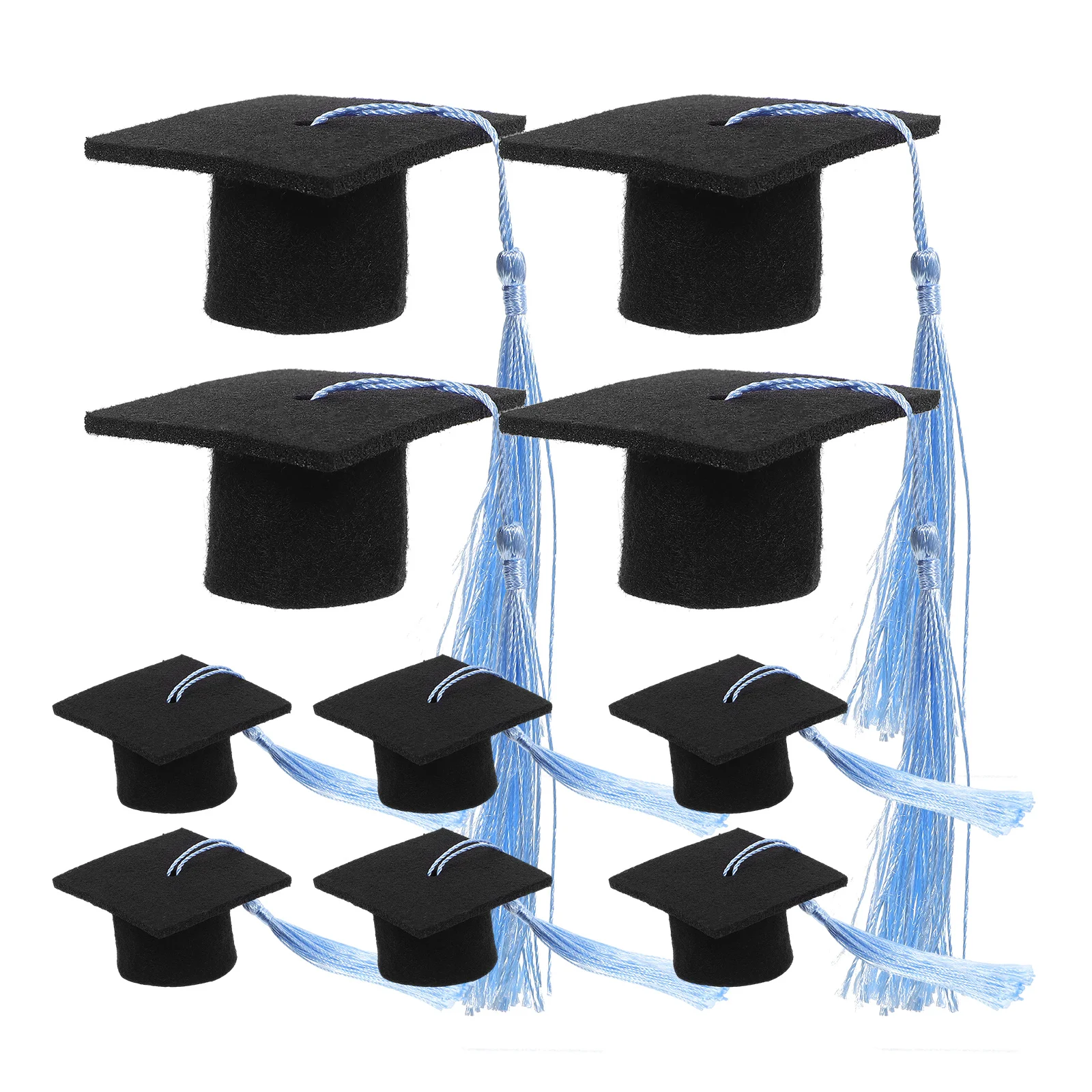 10pcs Graduation Cake Decorations Cupcake Toppers Bachelor'S Hat Party Supplies Mini Grad Cap Non-Woven Fabric Charm Decor
10pcs Graduation Cake Decorations Cupcake Toppers Bachelor'S Hat Party Supplies Mini Grad Cap Non-Woven Fabric Charm Decor