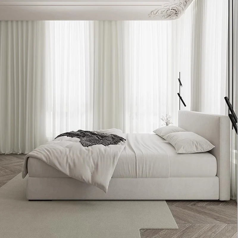 Storage High Quality Bed Minimalist Light Luxury European Apartment Confortable Bed Modern Trendy Cama Solteiro Hotel Furniture
Storage High Quality Bed Minimalist Light Luxury European Apartment Confortable Bed Modern Trendy Cama Solteiro Hotel Furniture