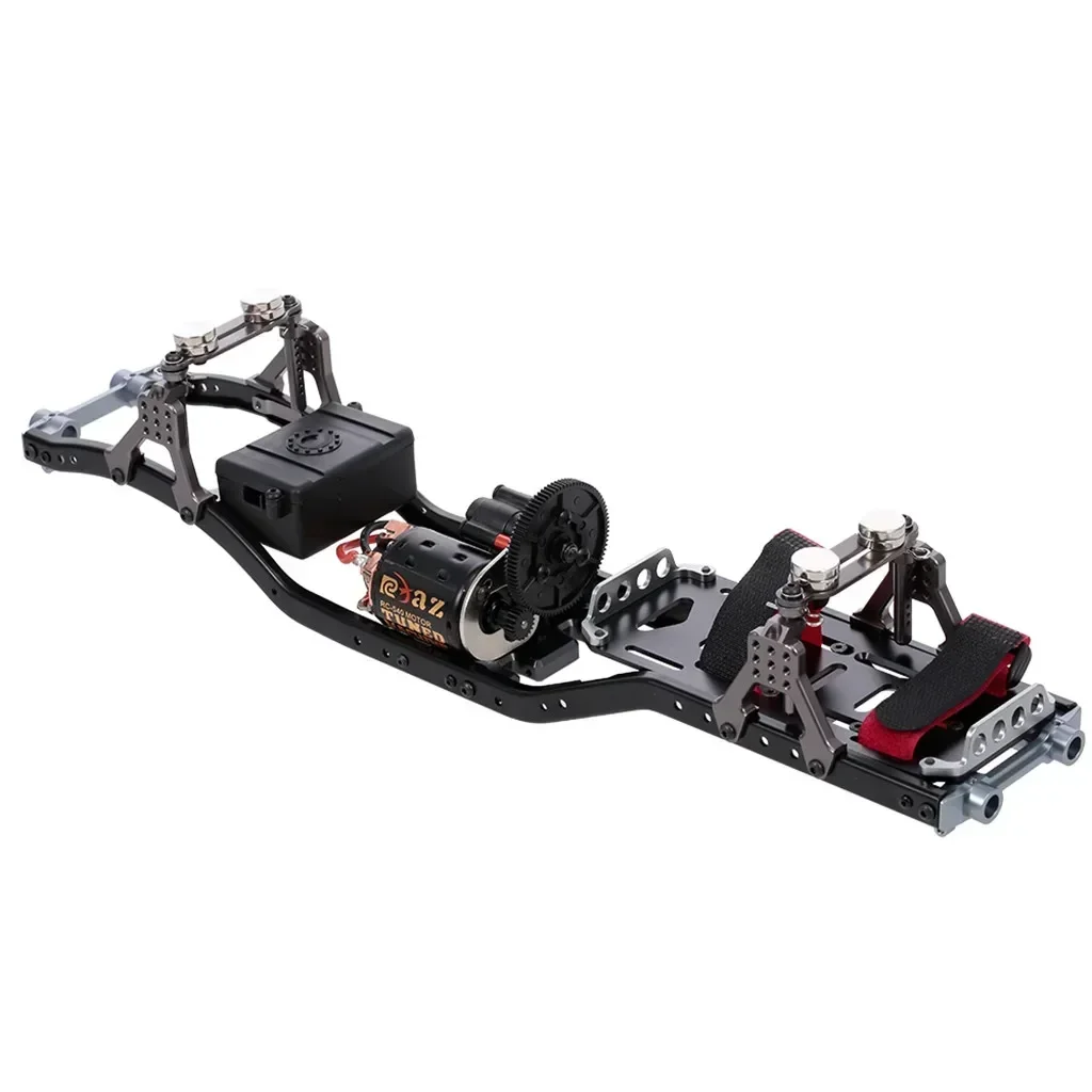 RC Car Frame Carbon Fiber Metal Car Chassis Beam with 540 Motor for AXIAL SCX10 RC Crawler Climbing Car
RC Car Frame Carbon Fiber Metal Car Chassis Beam with 540 Motor for AXIAL SCX10 RC Crawler Climbing Car