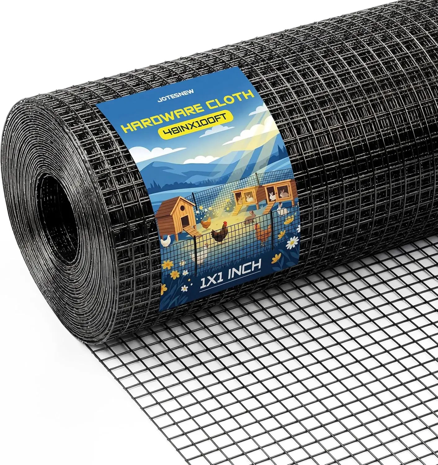 Black 1 inch Hardware Cloth 48in x 100ft 16 Gauge Black Coated Welded Wire Fence Vinyl Metal Wire Mesh for Chicken Coop Barrier,
Black 1 inch Hardware Cloth 48in x 100ft 16 Gauge Black Coated Welded Wire Fence Vinyl Metal Wire Mesh for Chicken Coop Barrier,
