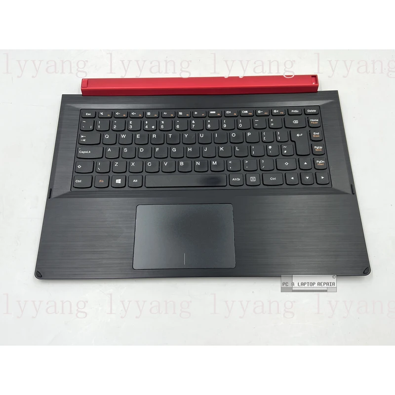 f For Lenovo Flex 2-14 Palmrest Top Cover UK Keyboard Black/Red 5CB0F76751
f For Lenovo Flex 2-14 Palmrest Top Cover UK Keyboard Black/Red 5CB0F76751