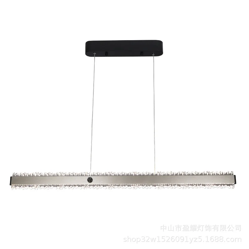 Light luxury minimalist restaurant chandelier modern minimalist designer high-end dining table bar table one-word long Zhongsha
Light luxury minimalist restaurant chandelier modern minimalist designer high-end dining table bar table one-word long Zhongsha