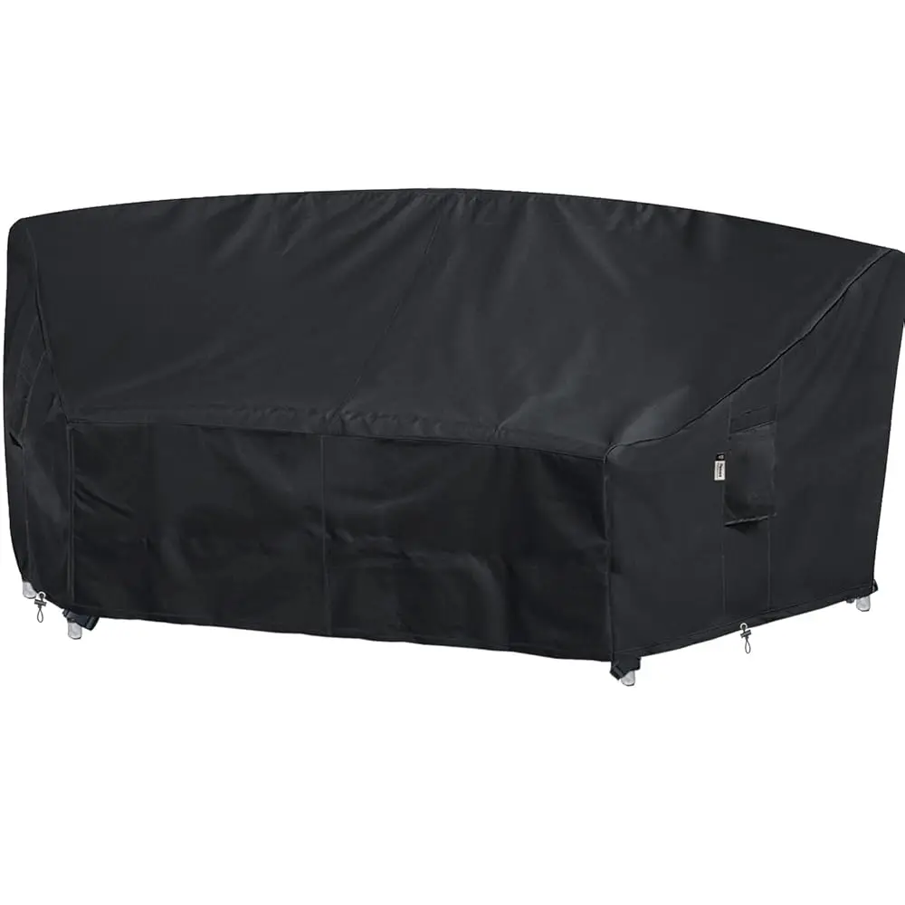 Upgraded Curved Patio Furniture Covers, Waterproof Outdoor Sectional Cover, 600D Pu Outdoor Furniture Sofa Covers 96""(65"")
Upgraded Curved Patio Furniture Covers, Waterproof Outdoor Sectional Cover, 600D Pu Outdoor Furniture Sofa Covers 96""(65"")
