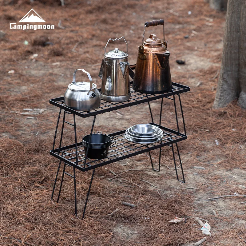 CAMPINGMOON T-229 Outdoor Picnic Iron Combination Storage Rack, Portable Outdoor Camping Folding Table
CAMPINGMOON T-229 Outdoor Picnic Iron Combination Storage Rack, Portable Outdoor Camping Folding Table