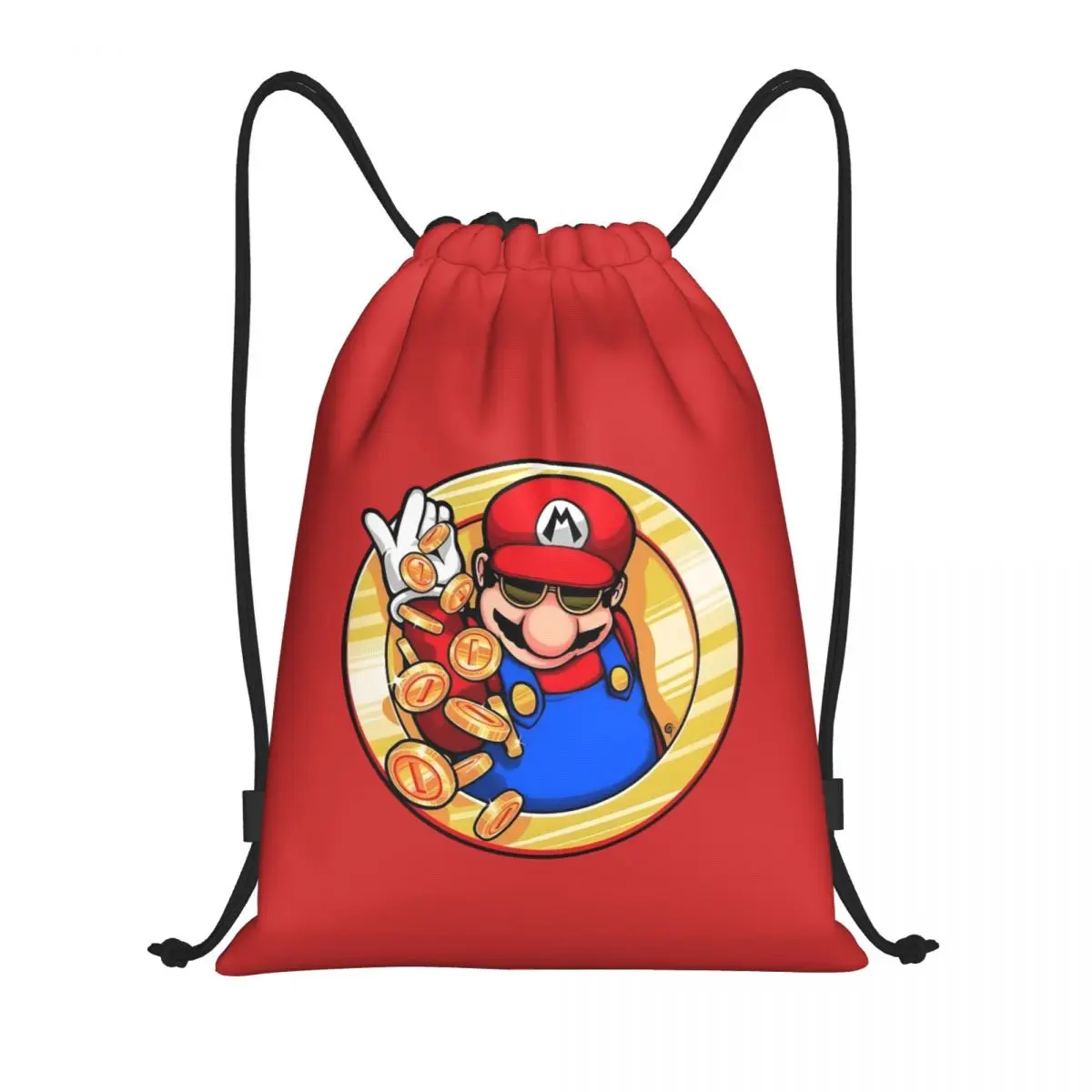 Custom M-Marioed Drawstring Backpack Sports Gym Bag for Women Men Video Game Shopping Sackpack
Custom M-Marioed Drawstring Backpack Sports Gym Bag for Women Men Video Game Shopping Sackpack