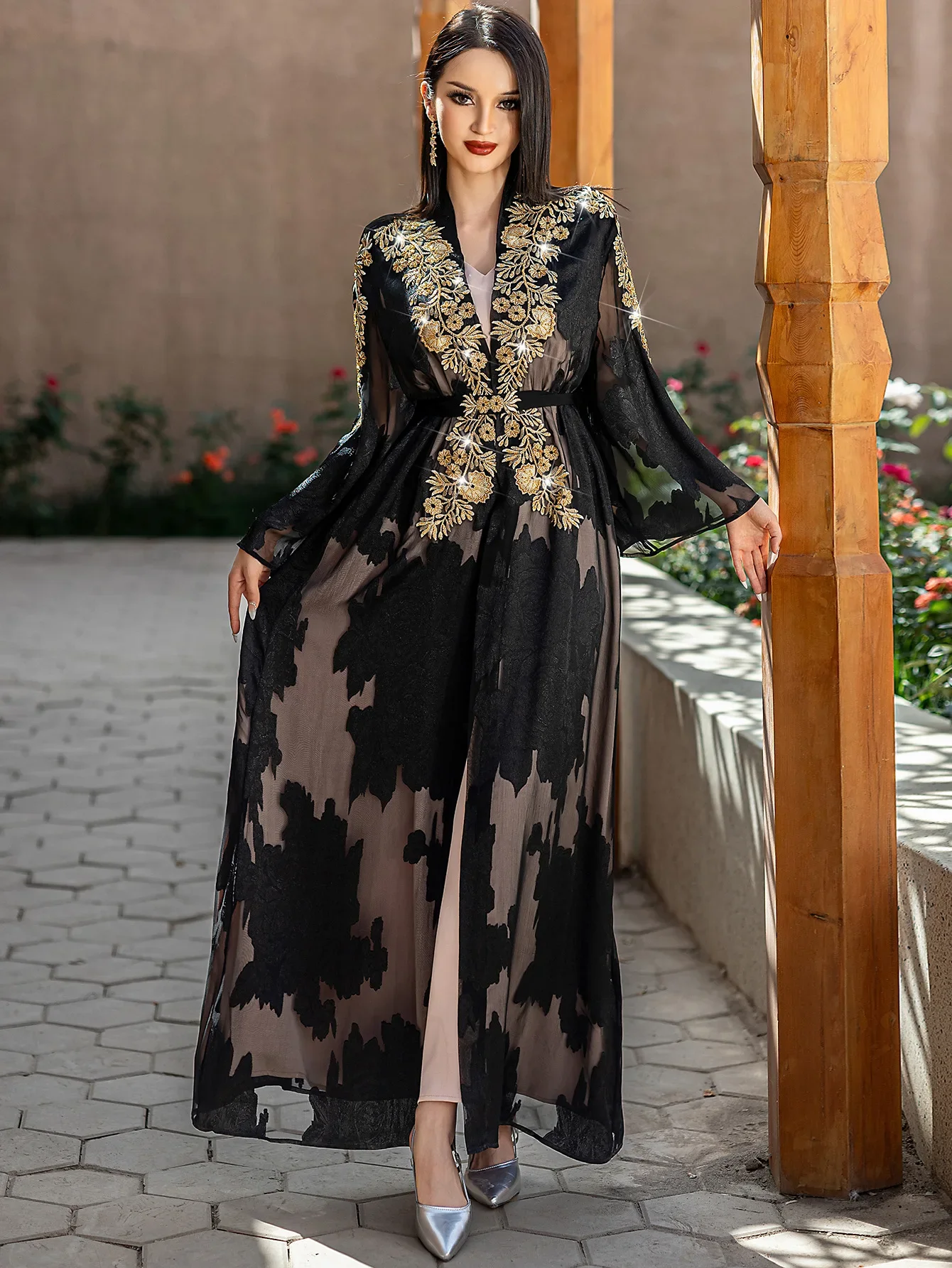 Eid Women Dress Lace Embroidery 2 Piece Set Abaya Caftan Muslim Lace-up Party Robe Jalabiya Ramadan Dubai 2025 Vestidos Largos
Eid Women Dress Lace Embroidery 2 Piece Set Abaya Caftan Muslim Lace-up Party Robe Jalabiya Ramadan Dubai 2025 Vestidos Largos