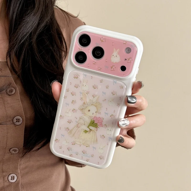Korean Flower Cute Rabbit Phone Case For iPhone 17 Pro 15 16 Pro Max 15Pro Cover Shockproof Hard Protective Cases For Apple 17 P
Korean Flower Cute Rabbit Phone Case For iPhone 17 Pro 15 16 Pro Max 15Pro Cover Shockproof Hard Protective Cases For Apple 17 P