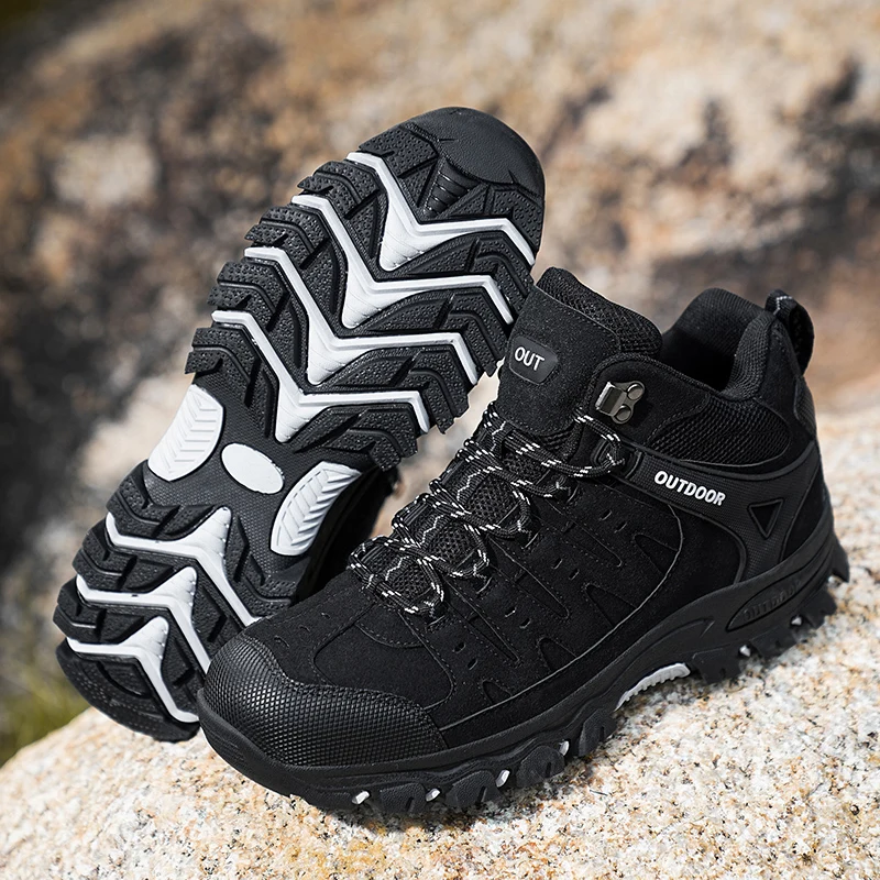 High Quality Men's Hiking Sneakers Outdoor Mountain Climbing Shoes Men High Top Camping Trekking Boots Men zapatillas de hombre
High Quality Men's Hiking Sneakers Outdoor Mountain Climbing Shoes Men High Top Camping Trekking Boots Men zapatillas de hombre