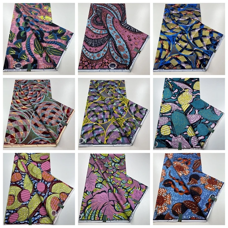 2025 Newest Grand Super 100% Cotton African Gold Wax Fabric High Quality Wax Print Ankara Fabric For Sewing 6yards Women Fabric
2025 Newest Grand Super 100% Cotton African Gold Wax Fabric High Quality Wax Print Ankara Fabric For Sewing 6yards Women Fabric