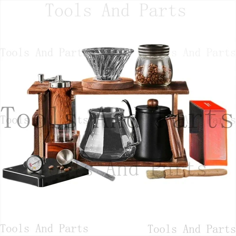 Hand Brewed Pot , High-Grade Wooden Bracket, Full Set Of Household Coffee Utensils
Hand Brewed Pot , High-Grade Wooden Bracket, Full Set Of Household Coffee Utensils