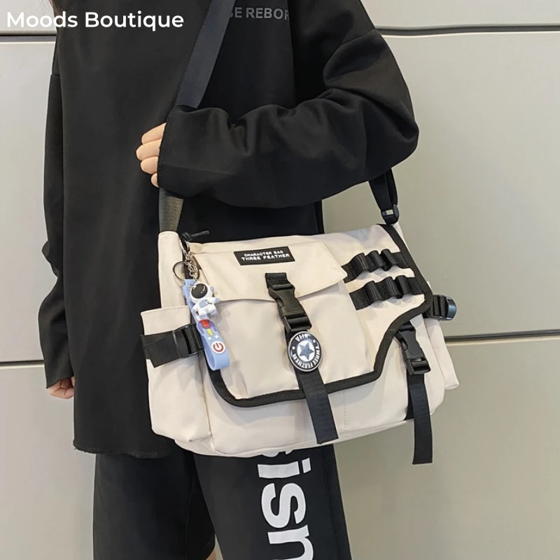 Unisex Nylon Fabric Messenger Bags Multi Pockets Large Capacity Shoulder Shopper Tote Bag Student School Satchels Female Handbag
Unisex Nylon Fabric Messenger Bags Multi Pockets Large Capacity Shoulder Shopper Tote Bag Student School Satchels Female Handbag