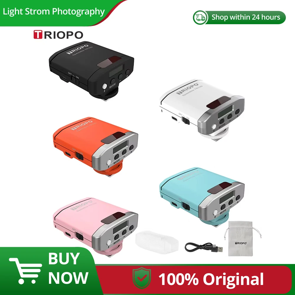 TRIOPO TR100 Mini Retro Flash Portable Small Photography Fill Light Camera External Overhead Flash for DSLR MILC Nikon Canon Fuj
TRIOPO TR100 Mini Retro Flash Portable Small Photography Fill Light Camera External Overhead Flash for DSLR MILC Nikon Canon Fuj