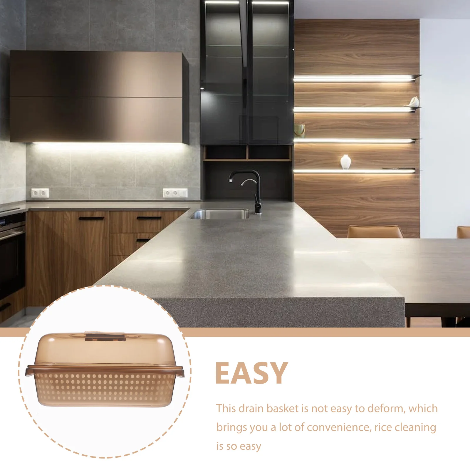 Kitchen Strainer Dish Storage Basket Double Layer Drain Vegetable Fruit Drain Basket Fruit Washing Basin PP Material
Kitchen Strainer Dish Storage Basket Double Layer Drain Vegetable Fruit Drain Basket Fruit Washing Basin PP Material