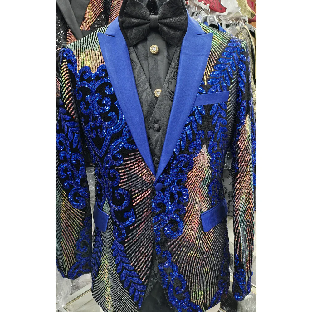 Elegant Appliqued Two-piece Men's Suit for Wedding Banquet Host Dance Prom Christmas Costume Men Blazer Chinese Style
Elegant Appliqued Two-piece Men's Suit for Wedding Banquet Host Dance Prom Christmas Costume Men Blazer Chinese Style