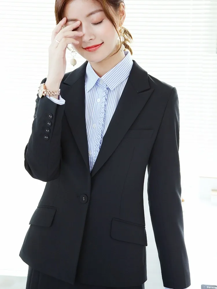 OffiYlead Women's Profional Suiting Jaet Bla Career Formal Korean Sle Long Sve Slim Fit Commute Sle One Button
OffiYlead Women's Profional Suiting Jaet Bla Career Formal Korean Sle Long Sve Slim Fit Commute Sle One Button