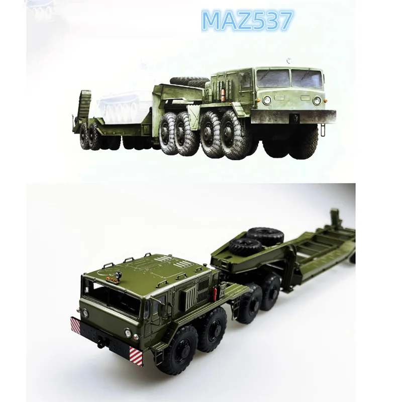 Diecast SSM 1/43 Scale Soviet MAZZ MAZ537Chmzap5247G Multi-purpose Truck Tow Head Militarized Combat Car Model Collectible Gift
Diecast SSM 1/43 Scale Soviet MAZZ MAZ537Chmzap5247G Multi-purpose Truck Tow Head Militarized Combat Car Model Collectible Gift