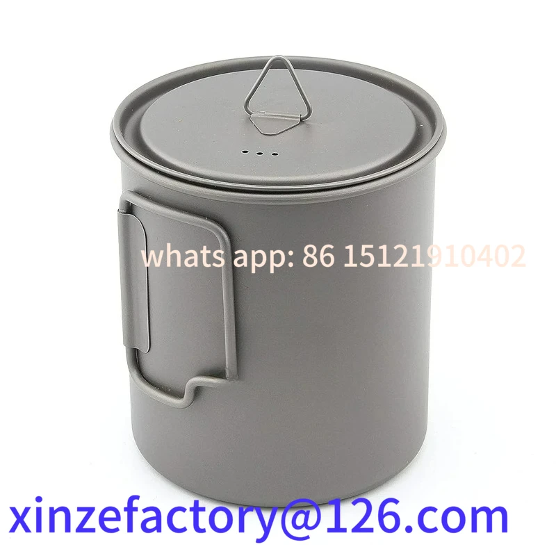 Be suitable for 750ml Pot, Titanium Cup Ultralight Outdoor Tableware Camping Mugcustomizable 
Be suitable for 750ml Pot, Titanium Cup Ultralight Outdoor Tableware Camping Mugcustomizable