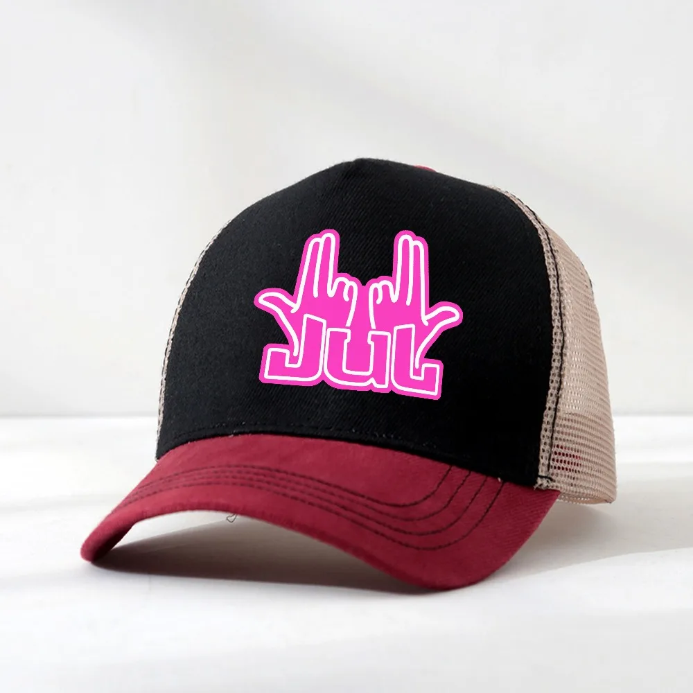 Rapper Singer Jul Sign Adjustable Hat Summer visor Cap Unisex Jul Nothing Baseball Cap Outdoor Mesh breathable Trucker Hat
Rapper Singer Jul Sign Adjustable Hat Summer visor Cap Unisex Jul Nothing Baseball Cap Outdoor Mesh breathable Trucker Hat