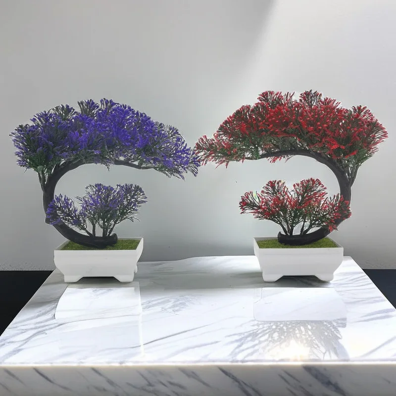 Simulation Tree Bonsai Artificial Plants Potted Fake Plants Green Plant For Office Desktop Home Wedding Christmas Party
Simulation Tree Bonsai Artificial Plants Potted Fake Plants Green Plant For Office Desktop Home Wedding Christmas Party