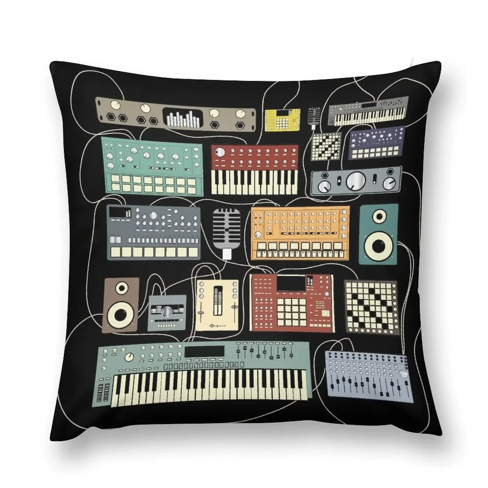Electronic musician Synthesizer and Drum Machine Dj Throw Pillow christmas pillow case luxury decor pillow
Electronic musician Synthesizer and Drum Machine Dj Throw Pillow christmas pillow case luxury decor pillow