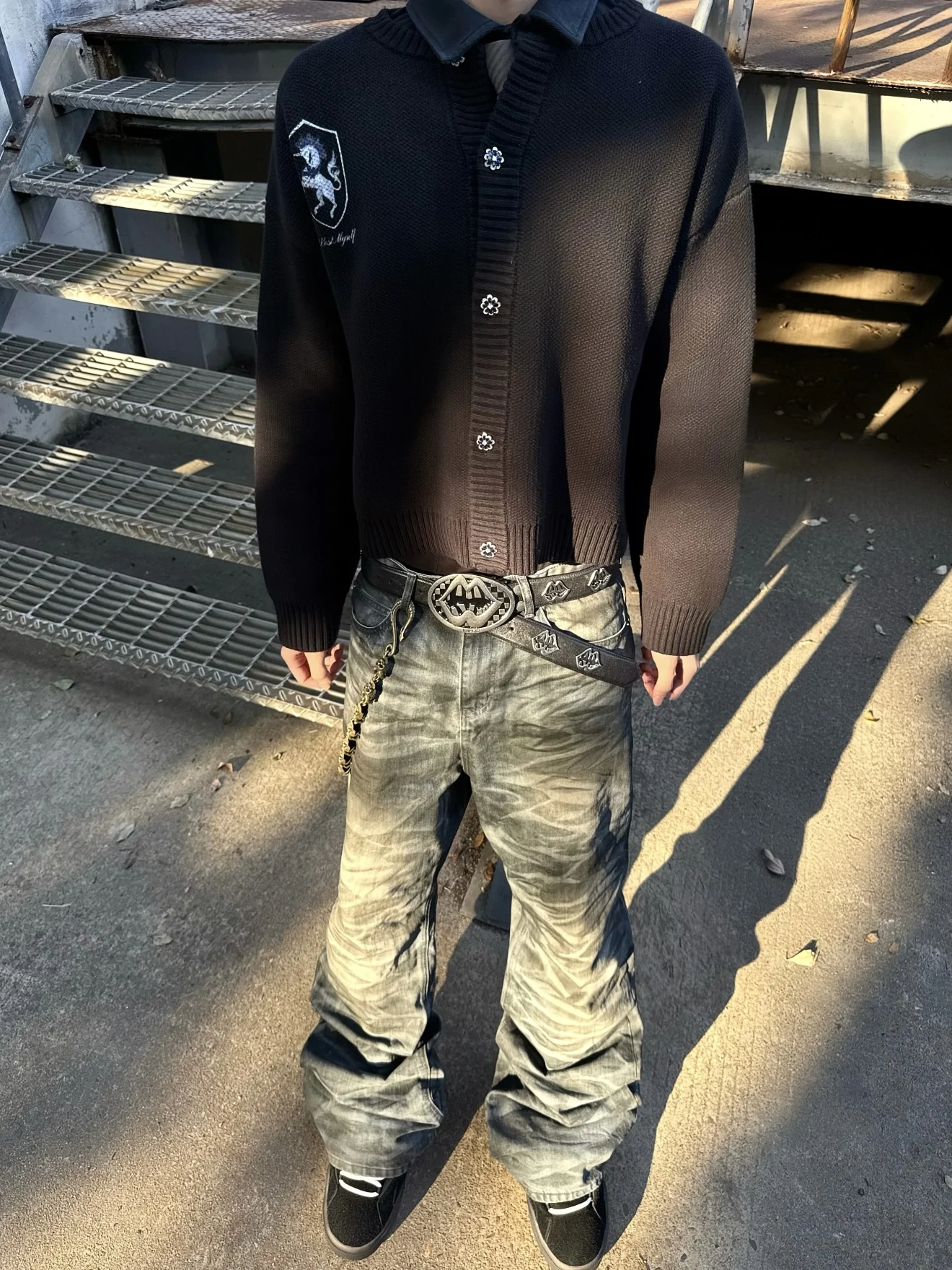 American Ele Street Sle Knitted Cardigan Men's Lazy Versatile Casual Patterned Button Sweater Jaet for Casual Wear
American Ele Street Sle Knitted Cardigan Men's Lazy Versatile Casual Patterned Button Sweater Jaet for Casual Wear