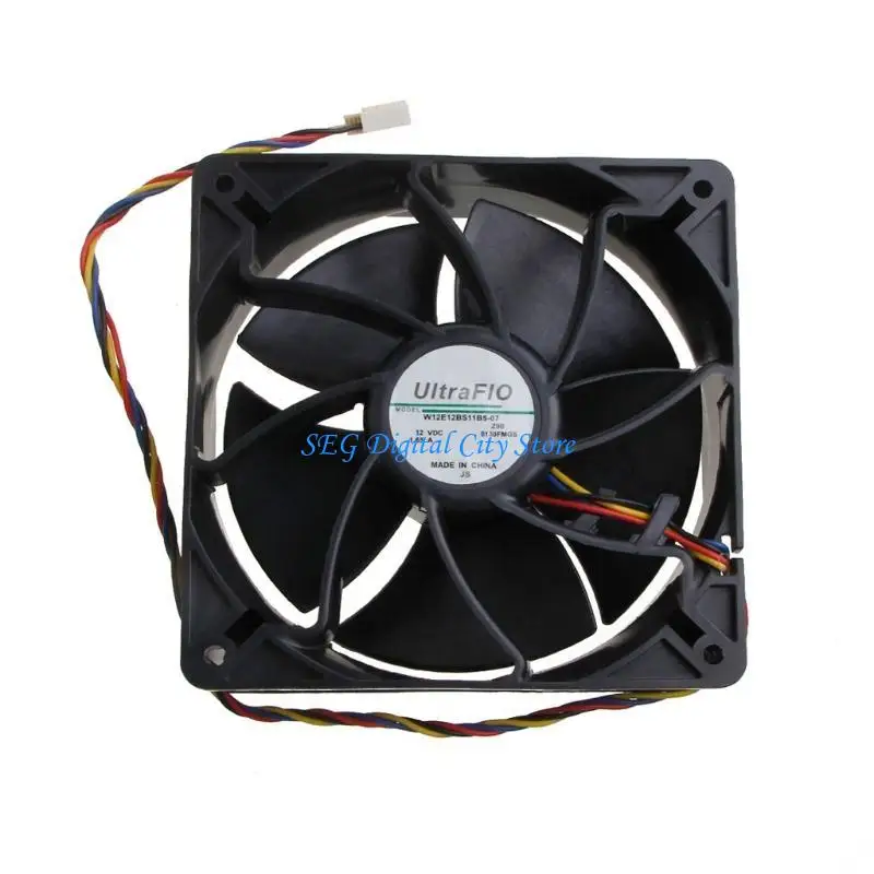 U75B PWM 4P Cooling Fan W12E12BS11B5-07 6000 Rpm 12V 1.65A Server Cooling Fan 12cm 120x120x38mm for Bitcoin Miner
U75B PWM 4P Cooling Fan W12E12BS11B5-07 6000 Rpm 12V 1.65A Server Cooling Fan 12cm 120x120x38mm for Bitcoin Miner