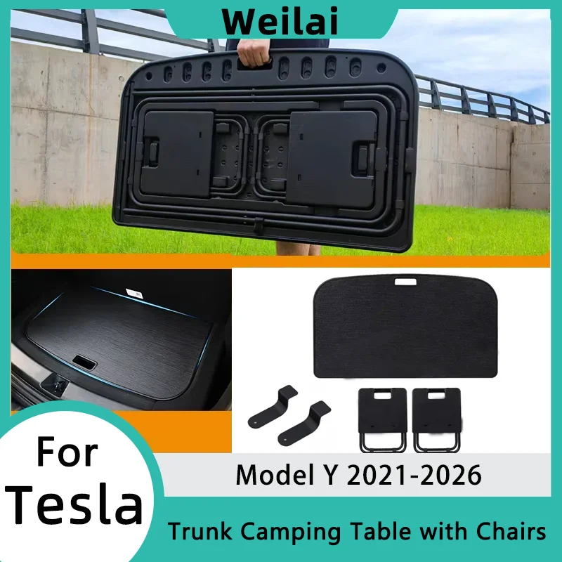 Портативный складной стол для пикника в багажник автомобиля Tesla Model Y Juniper 2021-2026 с 2 стульями для путешествий, работы, отдыха и кемпинга
Портативный складной стол для пикника в багажник автомобиля Tesla Model Y Juniper 2021-2026 с 2 стульями для путешествий, работы, отдыха и кемпинга
