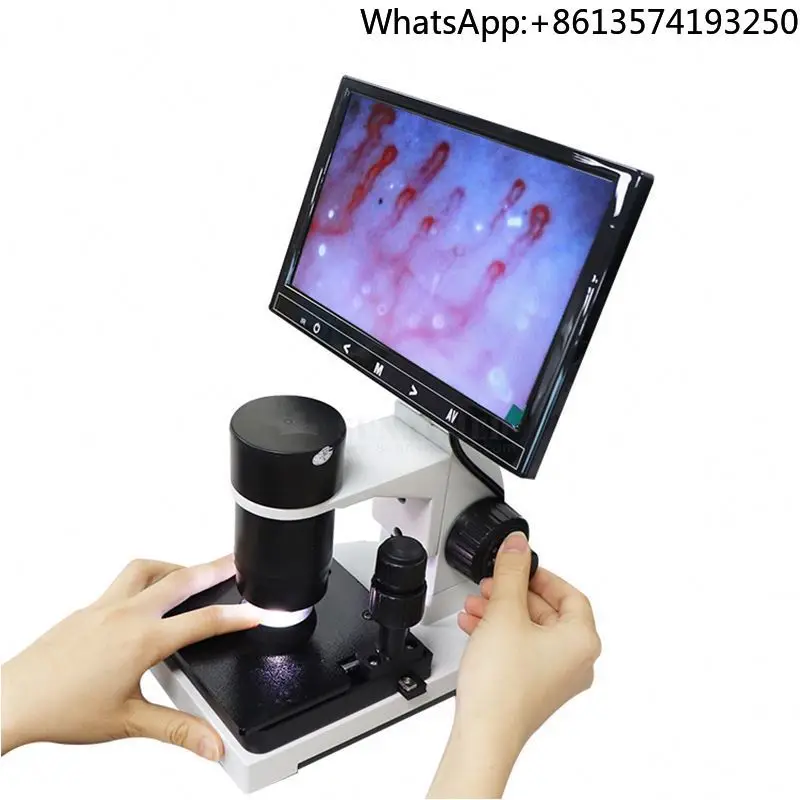 Blood Capillary Microscope Independent LCD Screen Finger Capillary Microscope
Blood Capillary Microscope Independent LCD Screen Finger Capillary Microscope