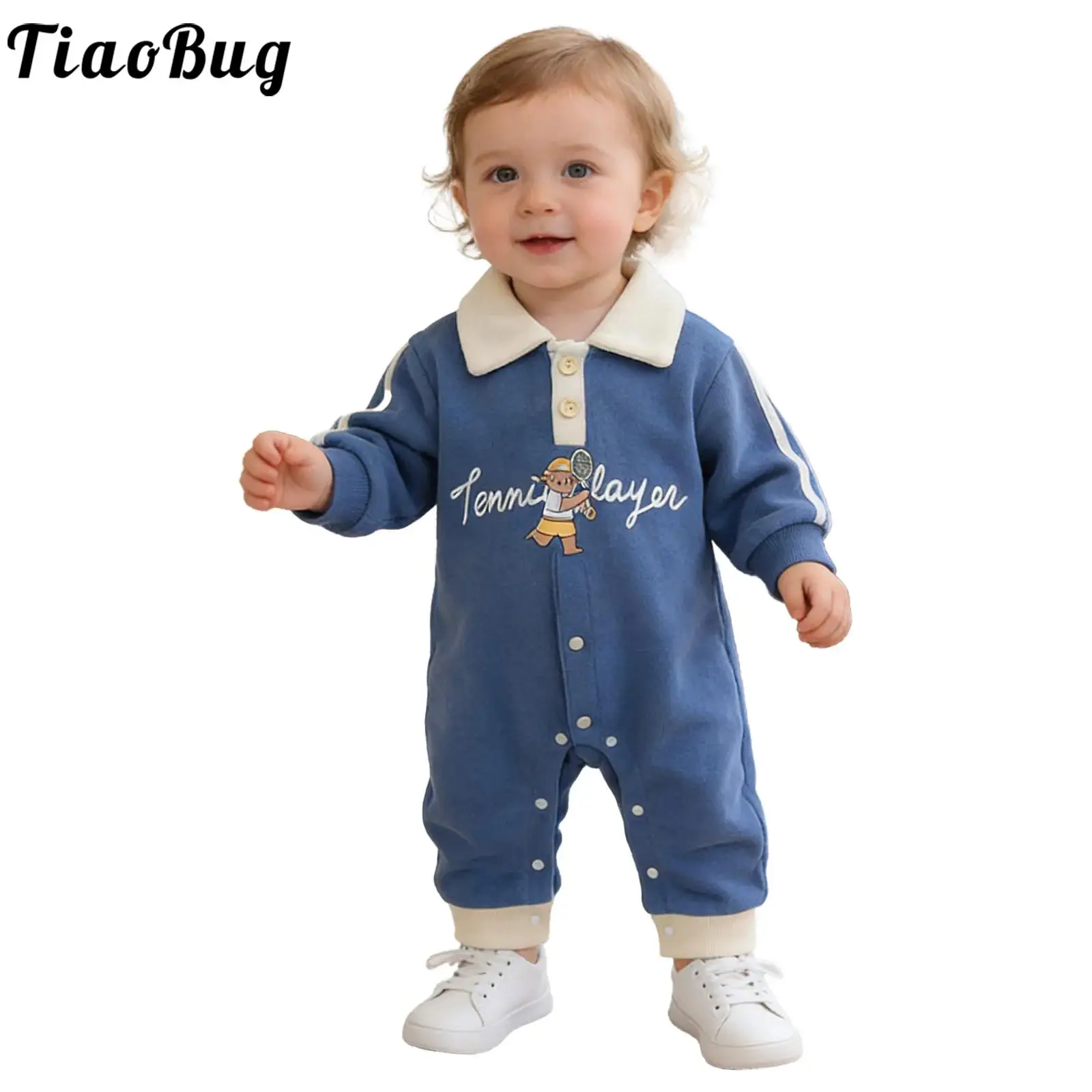 Комбинезоны с принтом букв для маленьких мальчиков и девочек, повседневный комбинезон с отложным воротником и длинными рукавами, весенне-осенняя одежда, игровая одежда для новорожденных детей
Комбинезоны с принтом букв для маленьких мальчиков и девочек, повседневный комбинезон с отложным воротником и длинными рукавами, весенне-осенняя одежда, игровая одежда для новорожденных детей