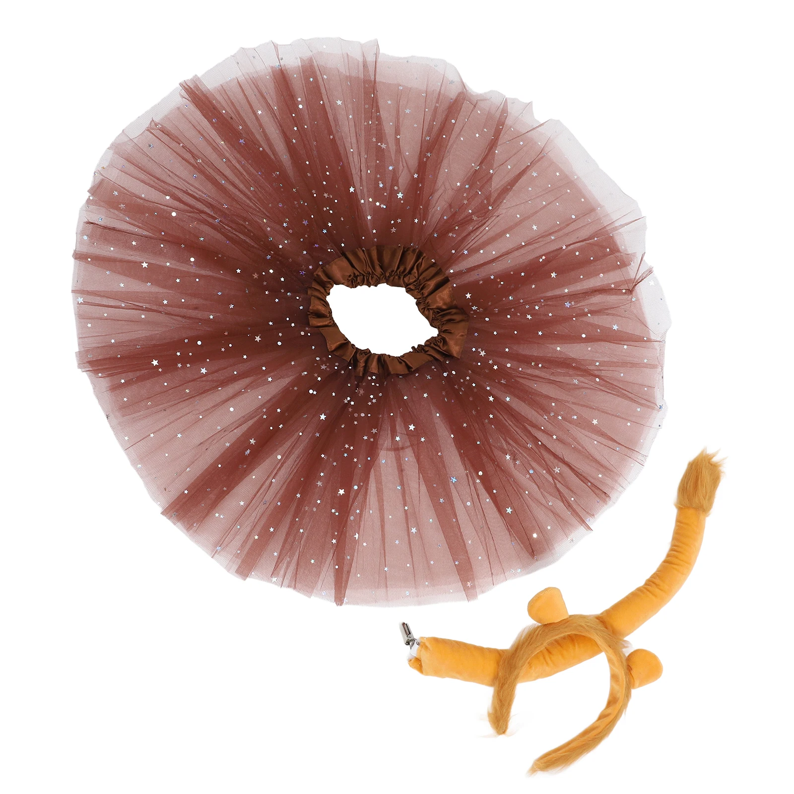 Lion Costume Kit Kids Girls Lion Ears Headband Tutu Skirt Tail Accessories Halloween Theme Cosplay Set
Lion Costume Kit Kids Girls Lion Ears Headband Tutu Skirt Tail Accessories Halloween Theme Cosplay Set