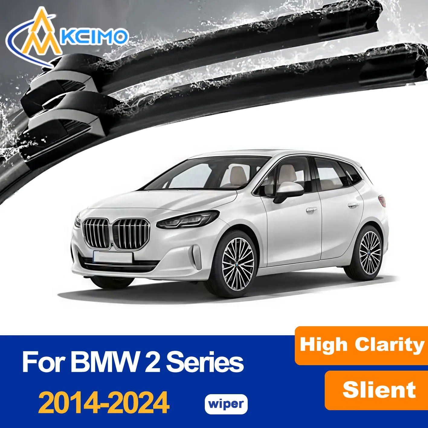 2PCS Front Windshield Wiper Blades For BMW 2 Series Active Tourer F45/F46 U06 2014-2024 Exact Fit (Set of 2)
2PCS Front Windshield Wiper Blades For BMW 2 Series Active Tourer F45/F46 U06 2014-2024 Exact Fit (Set of 2)