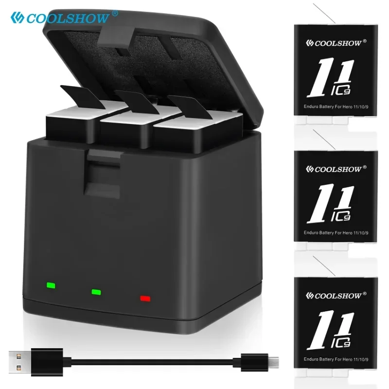 Enduro Battery For GoPro Hero12 11 10 Extremely Batteries Accessories 1800mah For Hero 12 11 10 9 Rechargeable Battery Charger
Enduro Battery For GoPro Hero12 11 10 Extremely Batteries Accessories 1800mah For Hero 12 11 10 9 Rechargeable Battery Charger