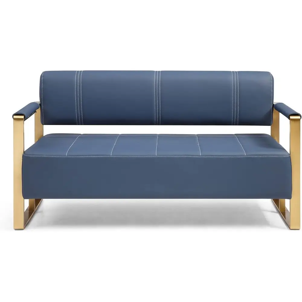 Широкий двухместный диван для гостиной, современная обивка, кожаные сиденья с акцентом и золотыми металлическими подлокотниками, 2-местный диван So
Широкий двухместный диван для гостиной, современная обивка, кожаные сиденья с акцентом и золотыми металлическими подлокотниками, 2-местный диван So