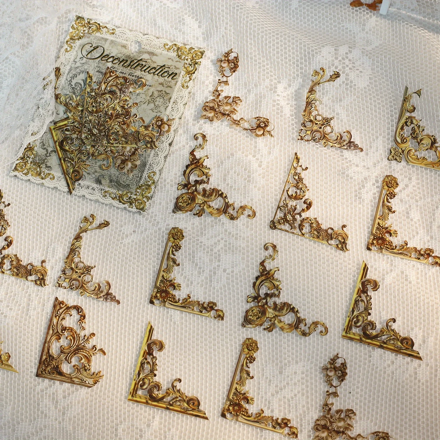 24pcs Vintage Corner Aesthetic Stickers Decorative Stickers Scrapbooking Corner Stickers for DIY Craf Junk Journal Frames Decor
24pcs Vintage Corner Aesthetic Stickers Decorative Stickers Scrapbooking Corner Stickers for DIY Craf Junk Journal Frames Decor