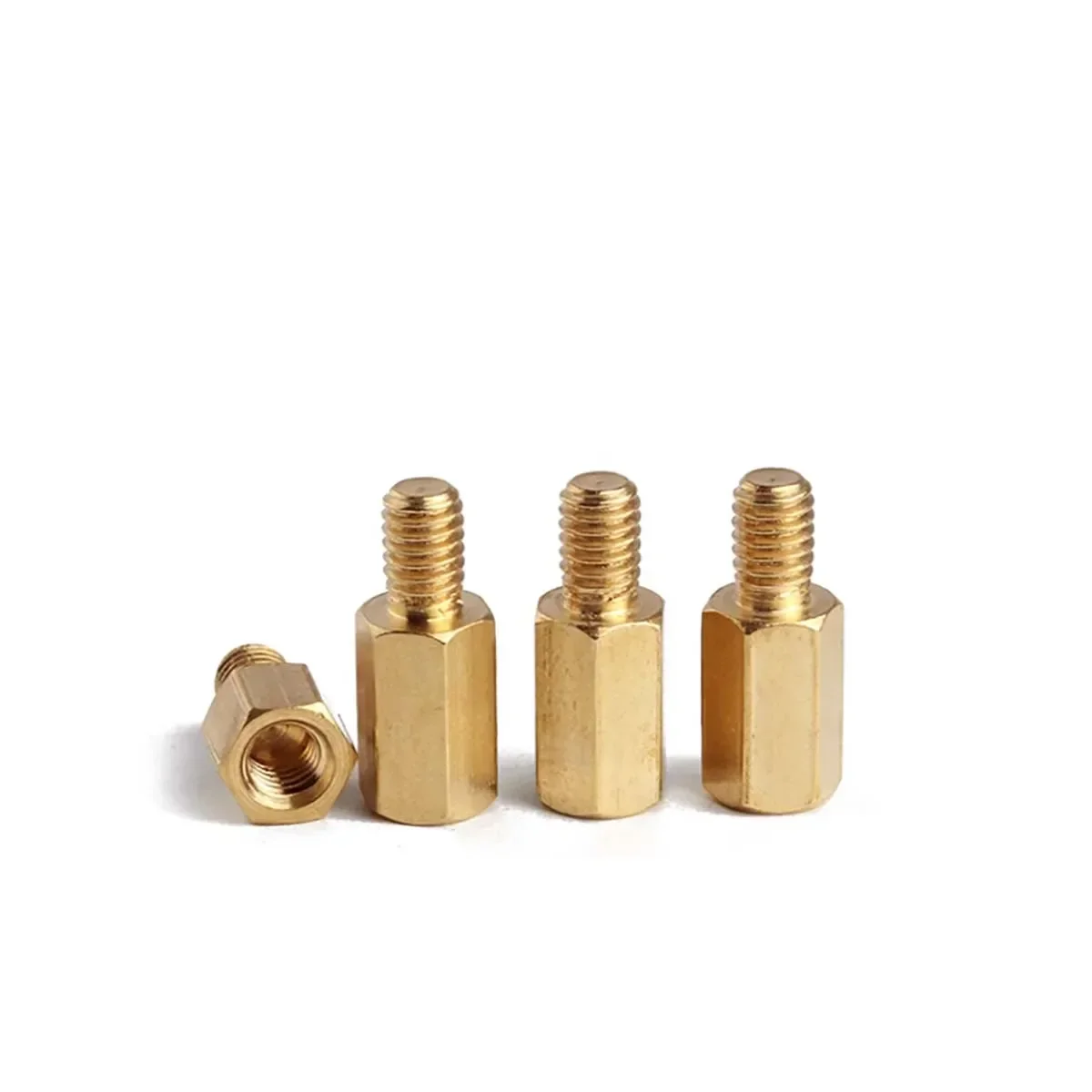 Brass Single Head Thread Hexagonal Pad High Screw Column Hexagonal Copper Support Spacing Column M4M5
Brass Single Head Thread Hexagonal Pad High Screw Column Hexagonal Copper Support Spacing Column M4M5