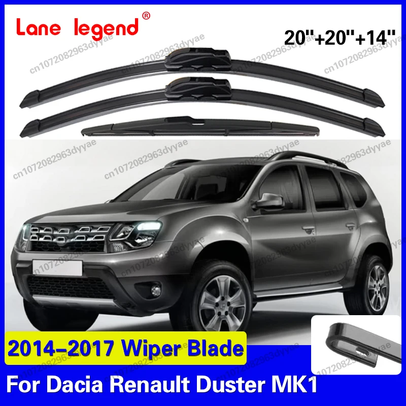 Для Dacia Renault Duster MK1 2014-2017: Комплект из 3-х передних и задних щеток стеклоочистителя, аксессуары для лобового стекла
Для Dacia Renault Duster MK1 2014-2017: Комплект из 3-х передних и задних щеток стеклоочистителя, аксессуары для лобового стекла