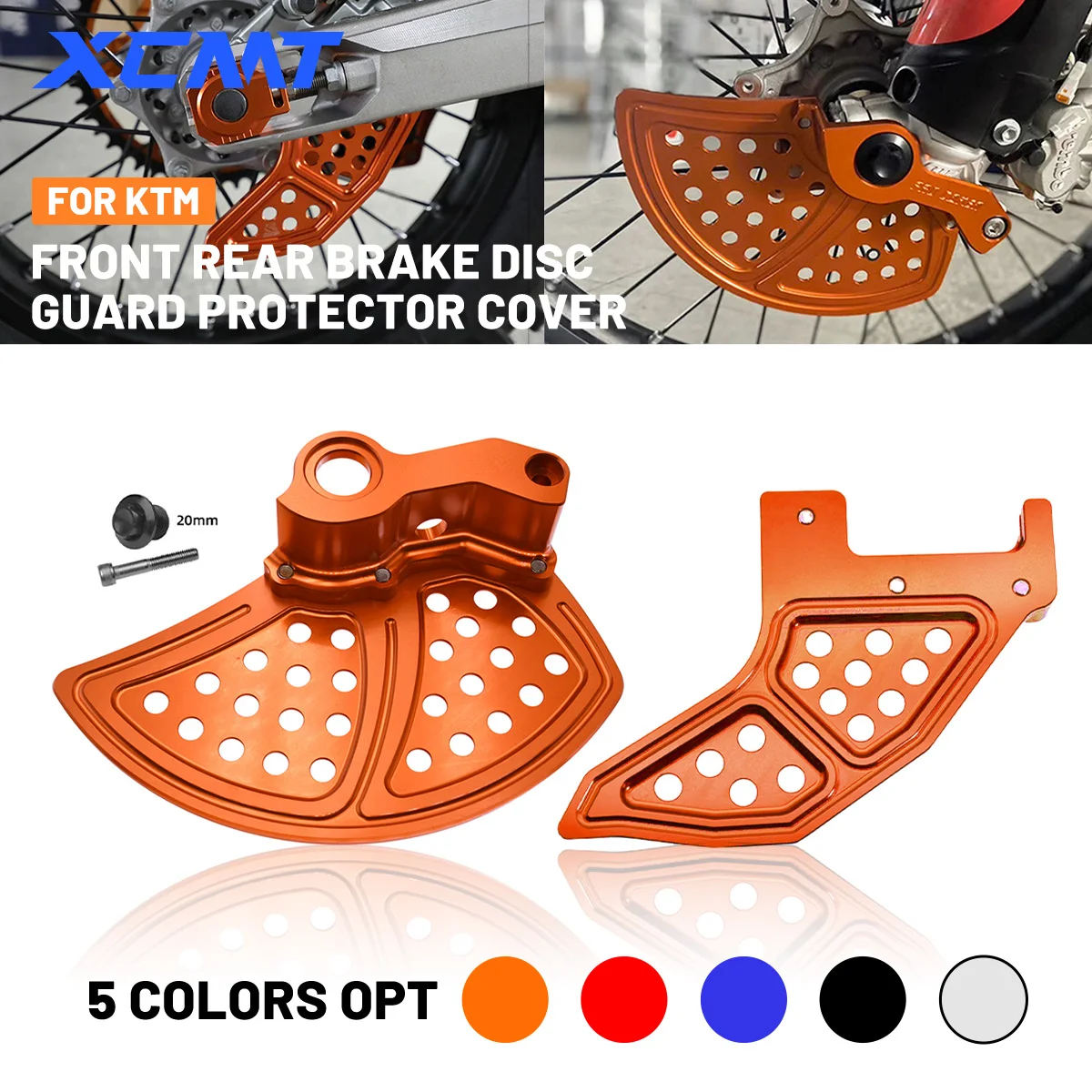 Защита переднего и заднего тормозного диска с ЧПУ для мотоцикла KTM SX SXF XC XCF EXC EXCF XCW TPI Six Days 125 150 250 300 350 450 500
Защита переднего и заднего тормозного диска с ЧПУ для мотоцикла KTM SX SXF XC XCF EXC EXCF XCW TPI Six Days 125 150 250 300 350 450 500