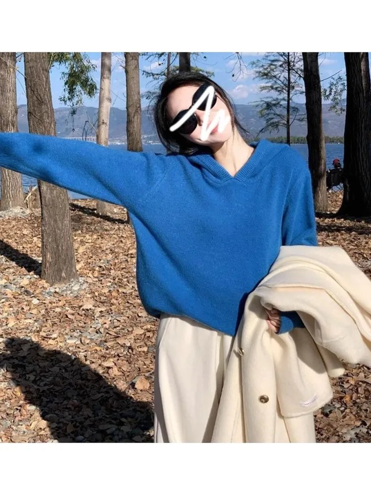 2025 Commuting Hoodies Woman Casual Pullovers Homewear Sweater Winter Clothes Fall Clothing Knitted Loose Simple Style All-match
2025 Commuting Hoodies Woman Casual Pullovers Homewear Sweater Winter Clothes Fall Clothing Knitted Loose Simple Style All-match