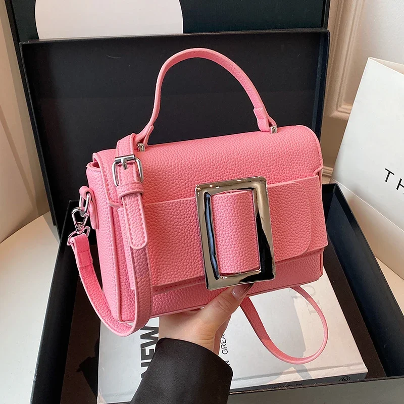French Style Women Classic Small Square Bag Pu Leather Ladies Trend Crossbody Shoulder Bag Designer Handbag Sweet Pink Bag
French Style Women Classic Small Square Bag Pu Leather Ladies Trend Crossbody Shoulder Bag Designer Handbag Sweet Pink Bag