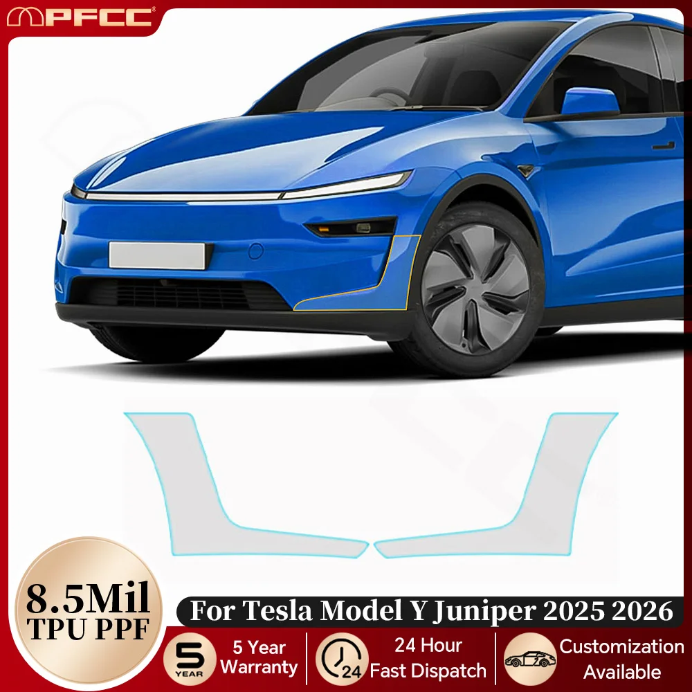 For Tesla Model Y Juniper 2025 2026 Pre-cut PPF Headlight Rearview Front Bumper TPU Protection Film Clear Bra Anti-scratch Kit
For Tesla Model Y Juniper 2025 2026 Pre-cut PPF Headlight Rearview Front Bumper TPU Protection Film Clear Bra Anti-scratch Kit